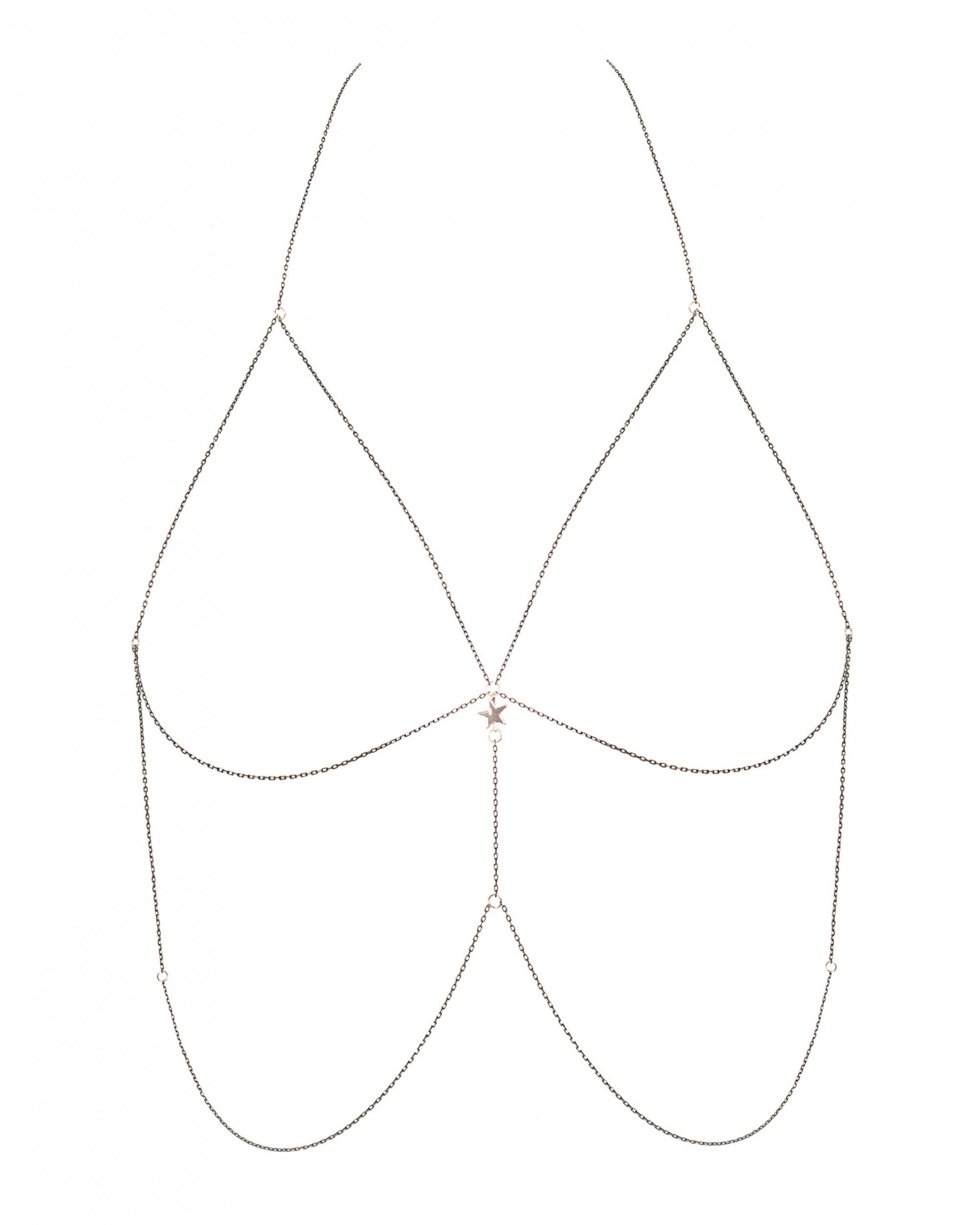 Gold Bikini Body Chain Obsessive Bijou