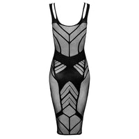 Sexy Black Dress back view