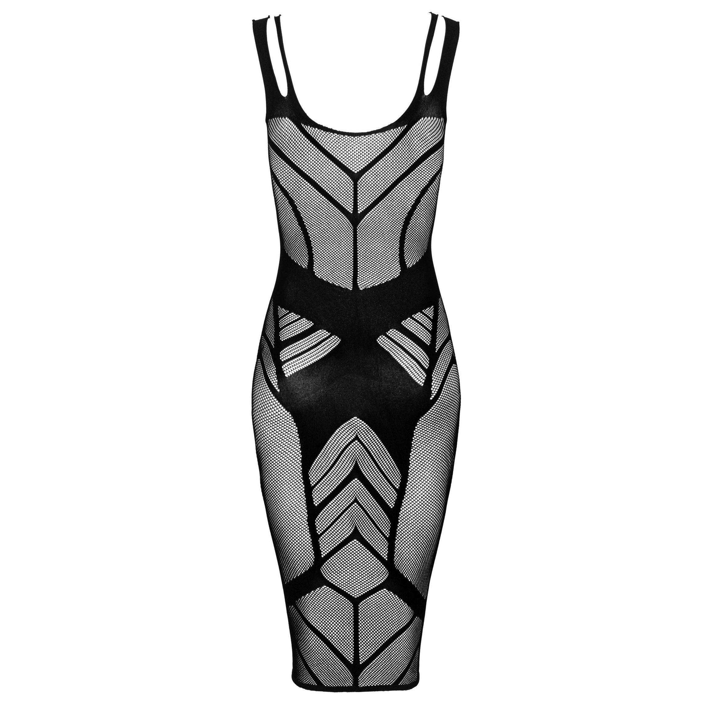 Sexy Black Dress back view