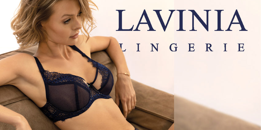 Lavinia Lingerie Sofia Lace Overlay Cleavage Boosting Plunge Bra