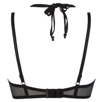 Sexy Sheer Peek-a-Boo Bra Axami Tomarillo Sorbet back view