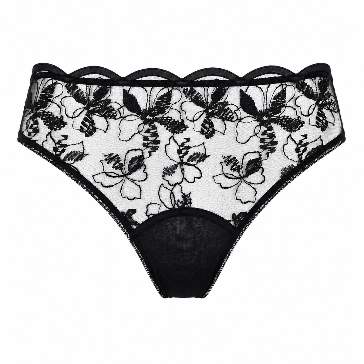 Huit - Lettre d'amour Tanga - Black