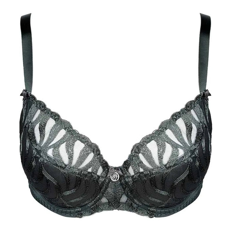 Half-Padded Lace Underwire Bra Emerald K24 @ Lavinia Lingerie