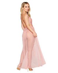 Dreamgirl Mosaic Lace Teddy & Sheer Skirt