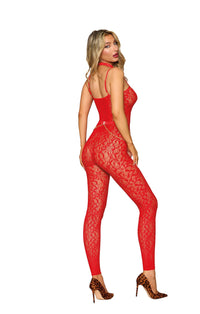 Dreamgirl Poinsetta Bodystocking & Harness