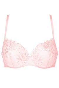 Sheer Demi Bra Pink Lingerie