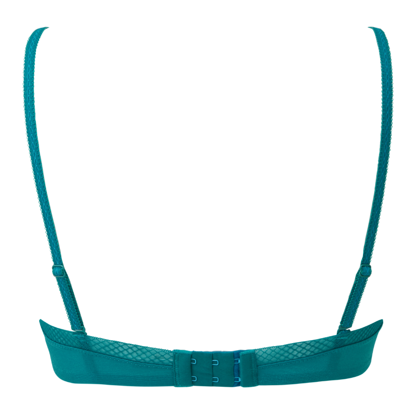 Sexy Sheer Molded Bra Gossard Glossies Emerald