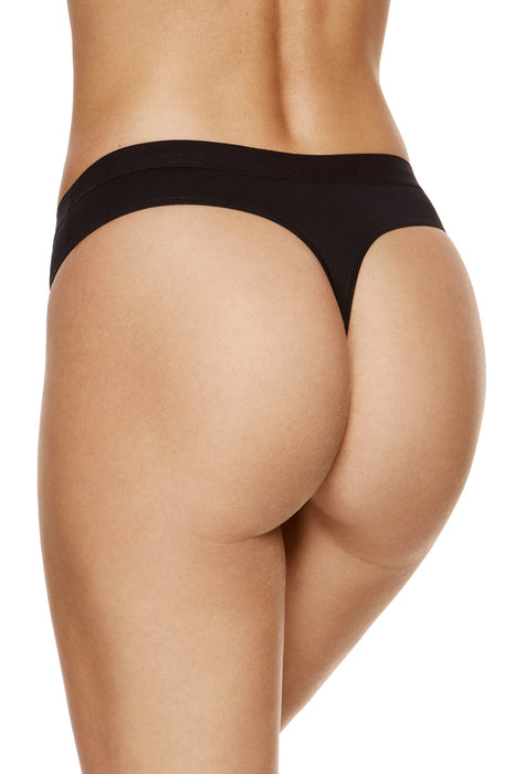 High-Leg Cotton Thong Panty 3-Pack Gorteks Alana