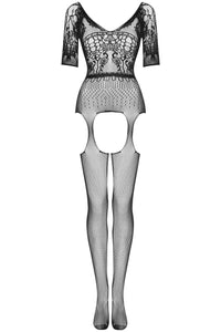 Super Sexy Fishnet Bodystocking Courtney Black