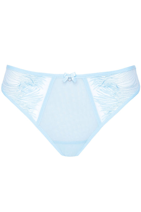 Sheer Mesh Thong Panty Gorteks Mable Baby Blue