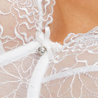 White Embroidery Bra; Shop Pretty Bras @ Lavinia Lingerie
