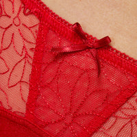 Semi Sheer Thong Panty Gorteks Pamela Red