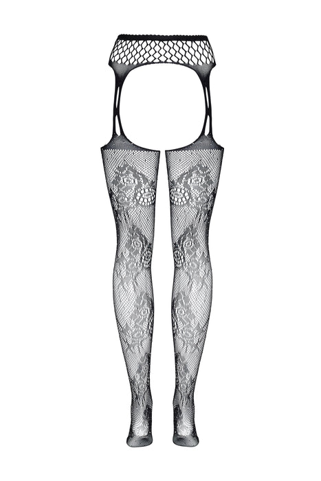 Sexy High Waist Garter Fishnet Stocking Beauty Night Pilar