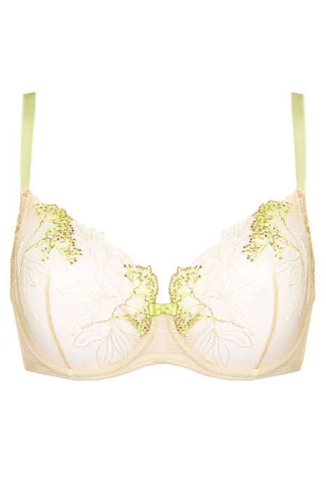 Sheer Mesh Demi Cup Bra Gorteks Soleil