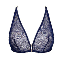 Soft Lace Bralette Navy Blue
