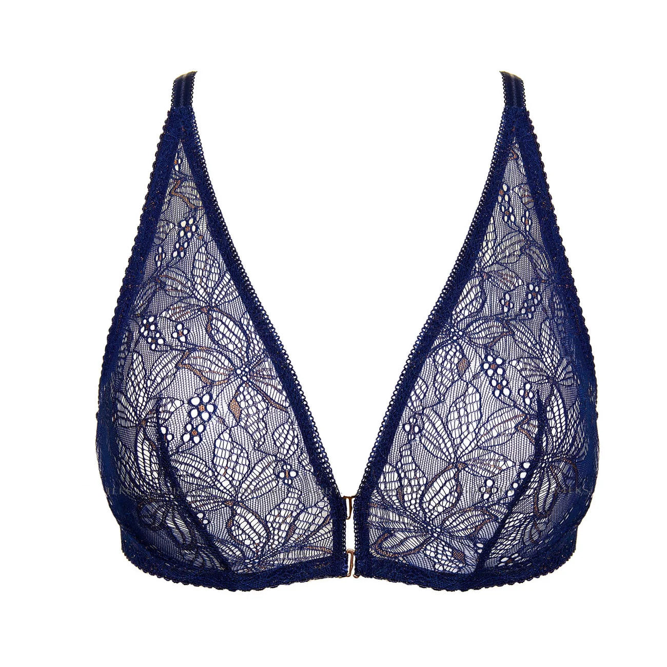 Soft Lace Bralette Navy Blue