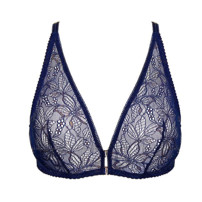 Soft Lace Bralette Navy Blue
