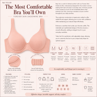Huit - ☁️ Lightweight Microfiber B9 Full Underwire Bra
