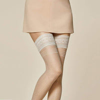Fishnet Hold Up Stockings Fiore Risk 40 Den