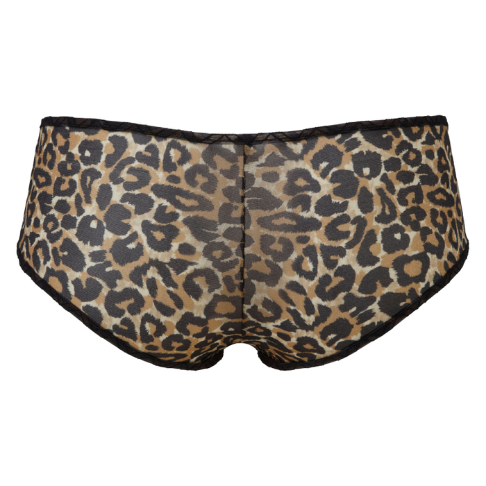 Gossard Glossies Leopard Print Sheer Boyshort Panty