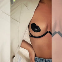 Invisible Mesh Demi Cup Bra Kinga Kiss Me