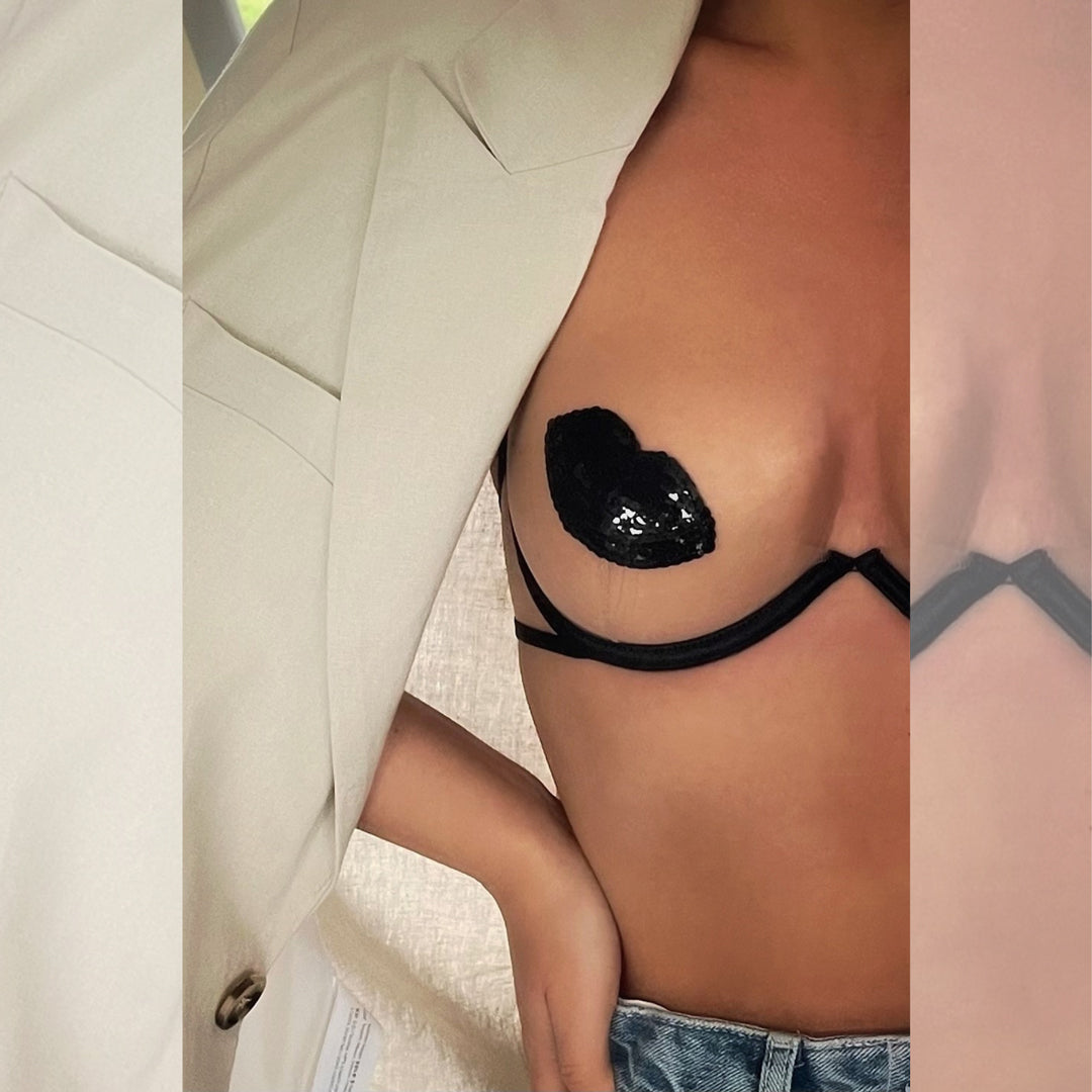 Invisible Mesh Demi Cup Bra Kinga Kiss Me