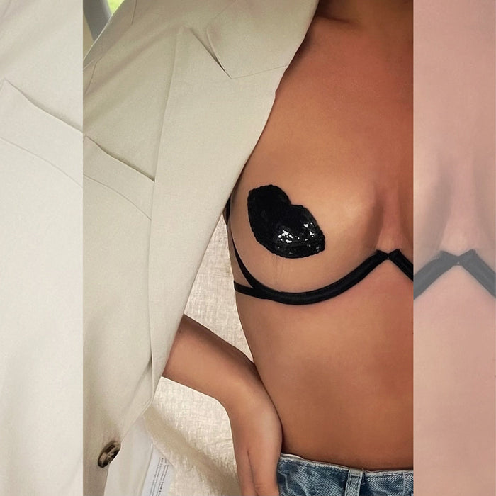 Invisible Mesh Demi Cup Bra Kinga Kiss Me