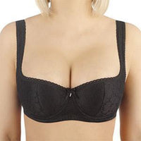 Lightly Lined Lace Balconette Bra Rosme Blossom