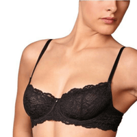 Lace Demi Cup Bra Montelle Intimates Coquette