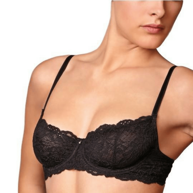 Lace Demi Cup Bra Montelle Intimates Coquette