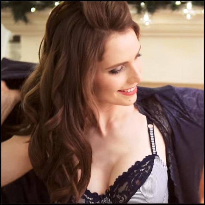 Lightly Padded Balcony Bra Lauma Navy