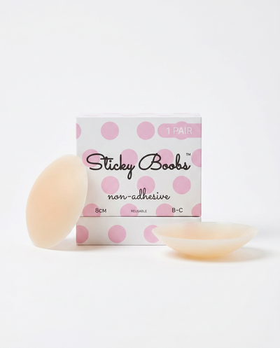 Sticky Boobs Non-Adhesive Silicone Nipple Covers – Reusable, No Glue