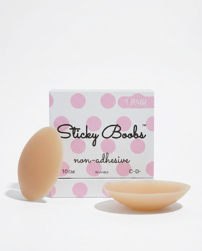 Sticky Boobs Non-Adhesive Silicone Nipple Covers – Reusable, No Glue
