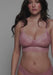 Lace Wireless Bralette & Tanga Panty Set Rose; Shop @ Lavinia Lingerie