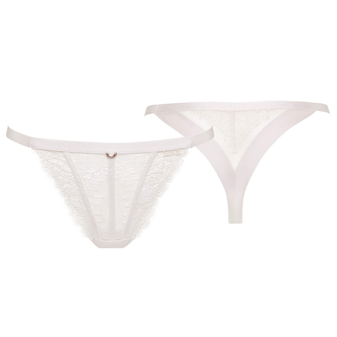 Sexy Sheer Lace Brazilian String Panty Lisca Rose