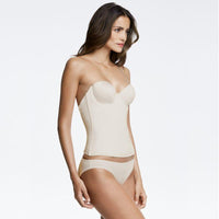 Seamless Padded Strapless Longline Bra Dominique Paige