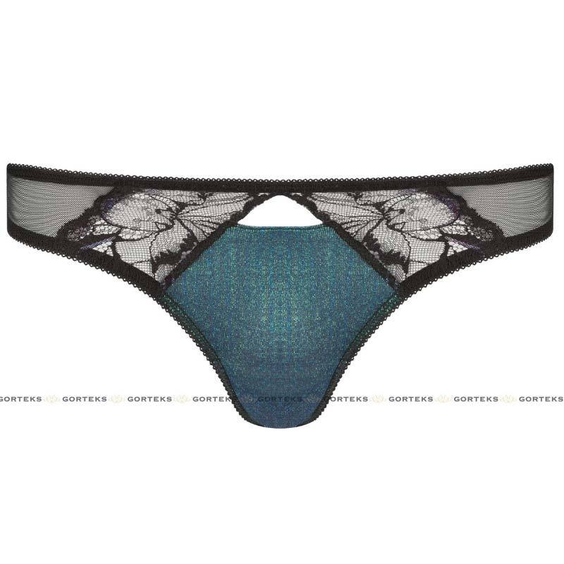Semi Sheer Lace Thong Panty Gorteks Ariel Gorteks Lingerie Thong Panty