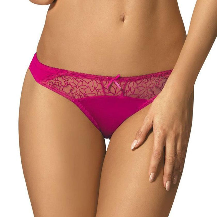 Semi Sheer Low Rise Bikini Panty Gorteks Pamela Pink