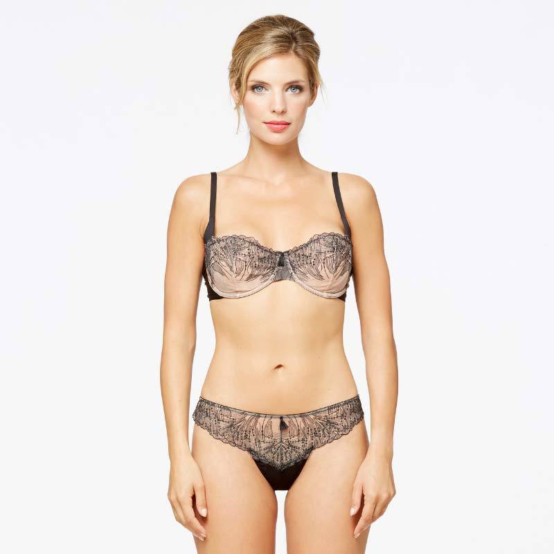 Sexy Double Mesh Balconette Bra Montelle Gatsby