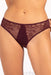 Sheer Mesh Lace Low Rise Bikini Panty Burgundy Underwear