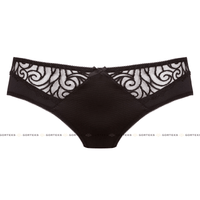 Gorteks Onyx Sheer Embroidered Bikini Panty