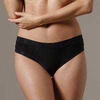 Sheer Lace Brazilian Panty Lavinia Gentleness Black