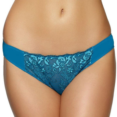 Felina Priscilla Sheer Lace Embroidery Bikini Panty