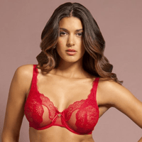 Sheer Lace Full Figure Bra Lunaire Ashley