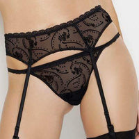 Lise Charmel Jolie Muse Sheer Mesh Lace Garter Belt
