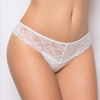 Orhideja Stunner Sheer Lace Thong Panty