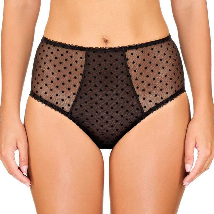 Sheer Mesh Polka Dot High Waist Panty Lauma Defile