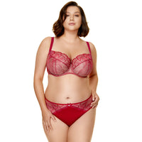 Sheer Mesh Embroidery Full Coverage Bra Gorteks Sierra