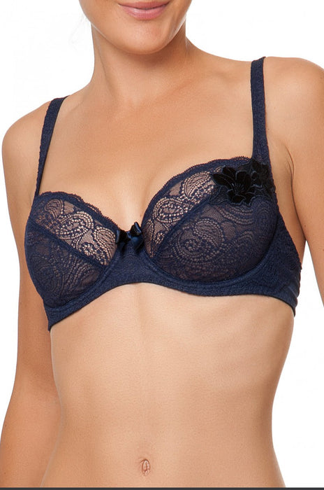 Lise Charmel Fleur De Kerala Sheer Lace Three-Quarter Bra