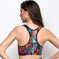 Sports Bra Stetch Fit Top Lauma Active Multicolor